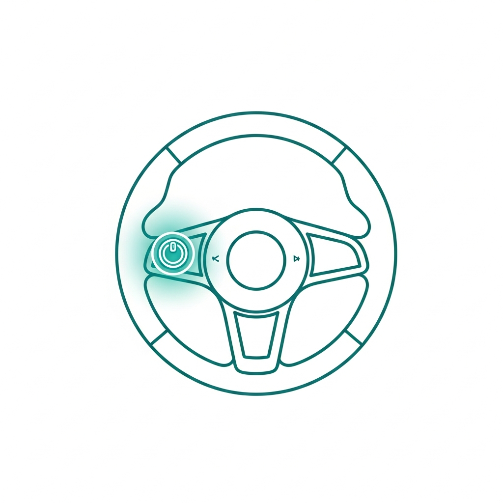 Dial on steering